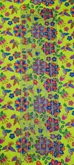Elizabeth Studio Tucson Lime Green Hummingbird Flower Quilt Fabric by the Yard