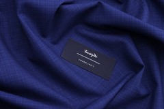 Marzotto Italian Wool Suiting Fabric Ink Blue Summer 230g Lightweight