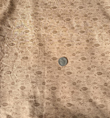 2 1/2 Yds Autumn Breeze Brown Leaves Acorns Fabric Balson Hercules Group