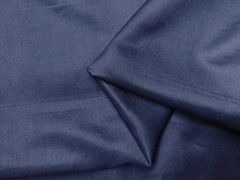 55” Wide Navy Mulberry Silk Cotton Charmeuse Fabric Cotton Silk Satin Material