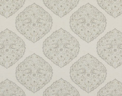 LEE JOFA CURTAIN FABRIC DESIGN Lido Print 5.1 METRES FOG LINEN BLEND