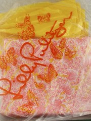 KEY WEST Hand Print Bennet by Leigh Martin FABRIC Neon Pink Floral 45 x 72″ 2 Y