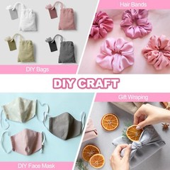 Cotton Fabric Bundles 14 Pcs 10 x 10 Inch Fat Quarter Solid Color Precut Fabr…