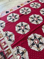 VTG Country Classic Simple Traditions Ameritex Fabric Houses Hearts Folk Art 3YD