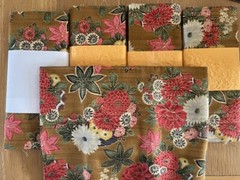 NEW 100% COTTON QUILT SHOP QUALITY JAPANESE PATTERN 5 PIECES 5 YARDS TOTAL