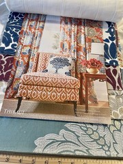 Thibaut Monterey Large Fabric Sample Book 18” x 13” Beautiful Prints!