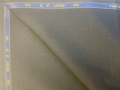 Spalding Black SP 1000 50% Mohair 50% S100s English Suiting Fabric 3.1 m 285 g/m