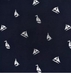 Ralph Lauren Nautical, Sailboat, Ocean Racer Fabric, Embroidered, Fabric, Ahoy