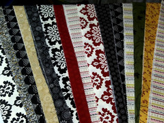 Jelly Roll Cotton Fabric Floral and Stripes Florals 26 Strips 2.5″ x 40″Kaufman