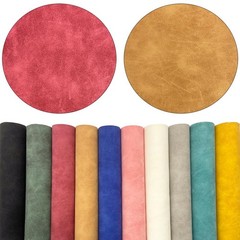 Soft Suede Faux Leather Sheets – 10 Colors, 8×12 Inches for DIY Crafts