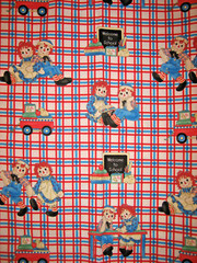 VTG Daisy Kingdom # 1756 Raggedy Ann & Andy “Back to School Applique” BTFQ