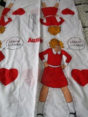 NEW/UNCUT Vintage ANNIE Cut Out Pillow Doll Fabric Panel By Springs Mills 1982