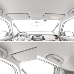 Suede Auto Headliner Fabric 96″ L x 60″ W with Foam Backing – Grey Interior