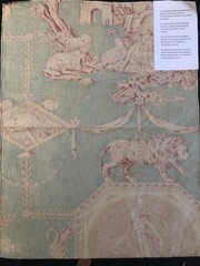 BRAQUENIE Les Muses et le Lion in Rouge, Celadon 13 5/8 x 17 3/4″ Fabric Sample