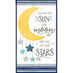 All Our Stars Panel by Jennifer Pugh for Wilmington Prints Baby Quilt 44″x24″