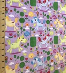 Magic Unicorns Flannel Fabric Sold By The Yard #1800