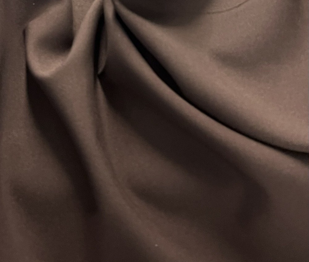 BROWN Poplin fabric 60” Width Sold By The Yard