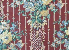 Vintage Floral Chintz / 23 yds avail / 100% Cotton / Victorian Cottagecore