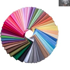 Colorful 50 Piece Fabric Squares Bundle – Perfect for Quilting and DIY Projects