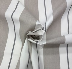 SUNBRELLA 57017-0001 RELATE LINEN BEIGE STRIPE OUTDOOR FABRIC BY THE YARD 54″W