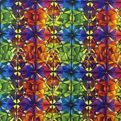 Little Johnny Kaleidoscope – Multi 150cm Wide 100% Cotton Fabric For Crafting