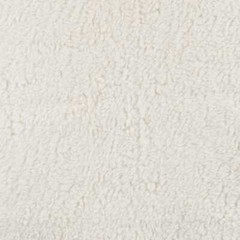 Cotton Teddy Sherpa Fleece Fabric Material – ECRU NATURAL