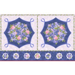 Maywood Studios Cottage Bouquet MAS10260-K 27″ Panel Fabric by the Panel