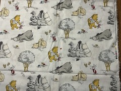 2020 DISNEY Winnie the Pooh A TOGETHERISH SORT OF DAY Cotton Fabric 108IN X 44IN