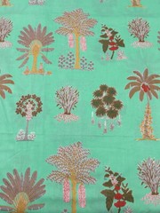 3 Yard Indian Hand Block Printed Cotton Voile Running Fabric Craft P_077