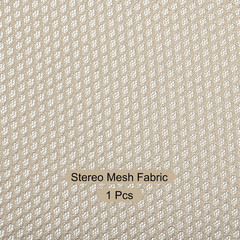 Speaker Grill Cloth Fabric 19.7 x 59 Inch Cream Acoustic Mesh Cover Material