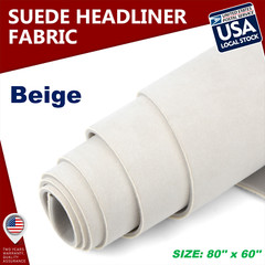60”x80” Headliner Fabric Foam Backed Roof Liner Repair Upholstery By the Yard