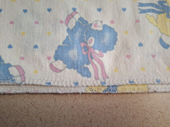 Princess Fabrics Inc Vintage Cotton Fabric Pattern #204 Baby Lambs 70 X 43″ Wide