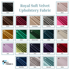 Royal Soft Velvet Upholstery Fabric