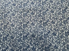 Cotton Fabric Tiny Blue Plant Classic Cottons 44”x 30” 282