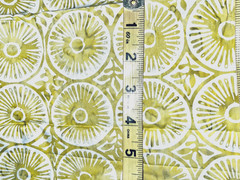 Beautiful Longitude Medallion Batiks Kate Spain in Citrine by Moda 22″X 14″