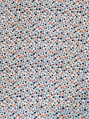 Vintage 1930s 1940s cotton voile print fabric dress making 112″ x 31″ 1 of 2