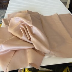 SILK PEACH FABRIC 6 Yards x 22 Inches Wide or 216 Inches x 22 Wide