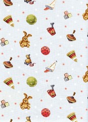 8 Piece Fat Quarter Bundle 100% Cotton Fabric Nursery Themed