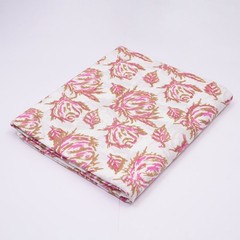20 Yard Hand Block Printed Fabric Cotton Indian Natural Bagru Print Fabric.