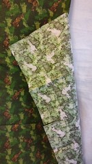 Vintage Fabric Remnant*Scooby-Doo Dog Camo*Brushed Flannel 30″ x 30″ *Z*