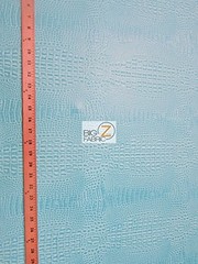 AquaGuard® Crocodile Marine Vinyl Fabric 14 Colors 1 Yard, Royal Blue