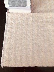 SCHUMACHER Shake it Up in Cream 26″ Heavy Quilted Fabric Sample