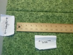 Dark Green Texture Print on Green Cotton Fabric (44″ Wide x 31″ long)