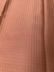 Fabric Lot 2 Yds 12 Ins 56 W Brown Chocolate Quilted Polyester Jackets