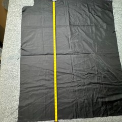 Unbranded Black Fabric Textile Material Crafting Piece 39″x43″ DAMAGED / AS IS