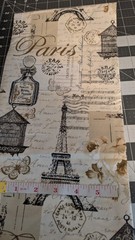 Paris Print On Cotton Fabric 44″ Wide