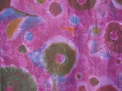 Multicolor of Purple Floral Print Fabric Sold by the Yard 44″ wide