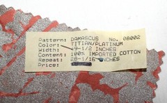Vtg Lot of 5 Various Brands & Sizes Cotton Silk Rayon Upholstery Fabric Samples