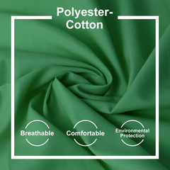 Cotton Polyester Broadcloth Fabric 57″ Wide by the Yard Soft, Lightweight & Brea