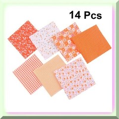 Printed Linen Fabric Pack 2 Pieces 25x25cm